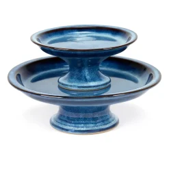 Serax Pure cake plate glazed L 23.5 cm, Dark Blue Discount
