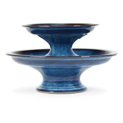 Serax Pure cake plate glazed S 16.5 cm, Dark Blue