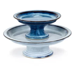 Serax Pure cake plate glazed S 16.5 cm, Dark Blue