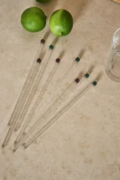 Scandi Living Pure cocktail stirrers 4-pack, Red Outlet