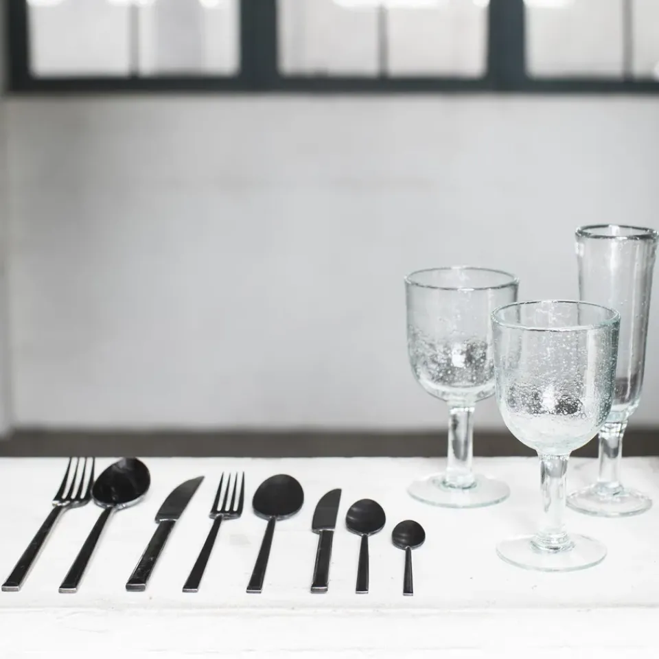 Serax Pure dessertspoon, Black