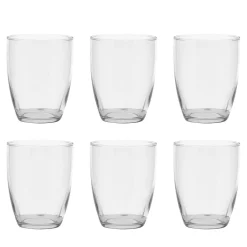Scandi Living Pure drinking glass 30 cl 6-pack, Clear Transparent