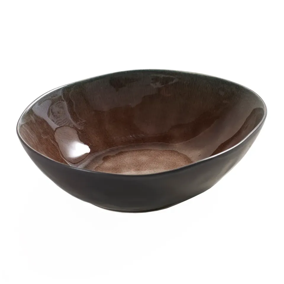 Serax Pure oval bowl large, Brown New