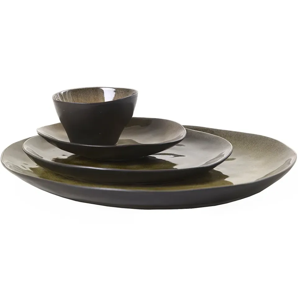 Serax Pure oval plate small, Green Clearance