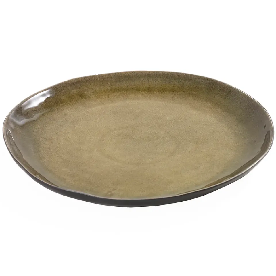 Serax Pure plate 34 cm, Green Hot