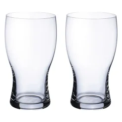 Villeroy & Boch Purismo pint beer glass 2-pack, Clear Transparent