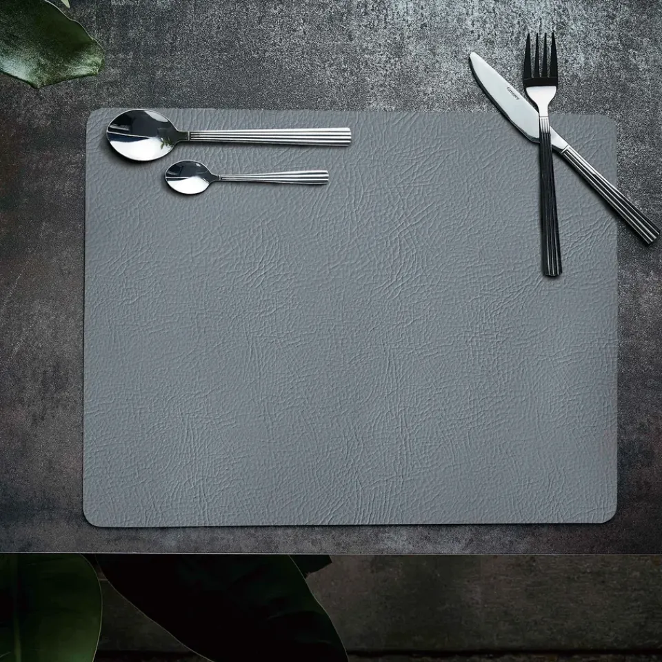 Aida Quadro placemat 35x45 cm, Grey Online