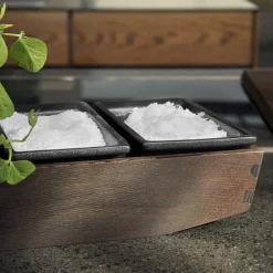 Rosendahl Rå salt cellar 6.5 cm, Svart Black Discount