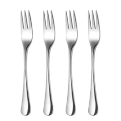 Robert Welch Radford Canape starter fork 4-pack, Stainless steel Silver-coloured Outlet