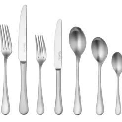 Robert Welch Radford cutlery matte, 56 pieces Silver-coloured