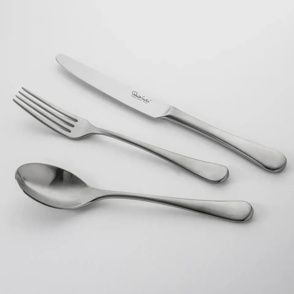 Robert Welch Radford cutlery matte, 56 pieces Silver-coloured
