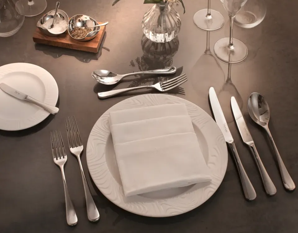 Robert Welch Radford cutlery mirror, 56 pieces Silver-coloured Outlet