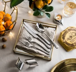Robert Welch Radford cutlery mirror, 24 pieces Silver-coloured Outlet