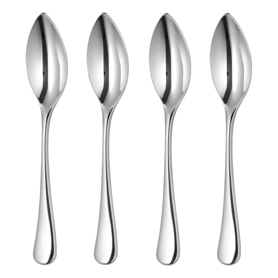 Robert Welch Radford Grapefruit spoon 4-pack, Stainless steel Silver-coloured Discount