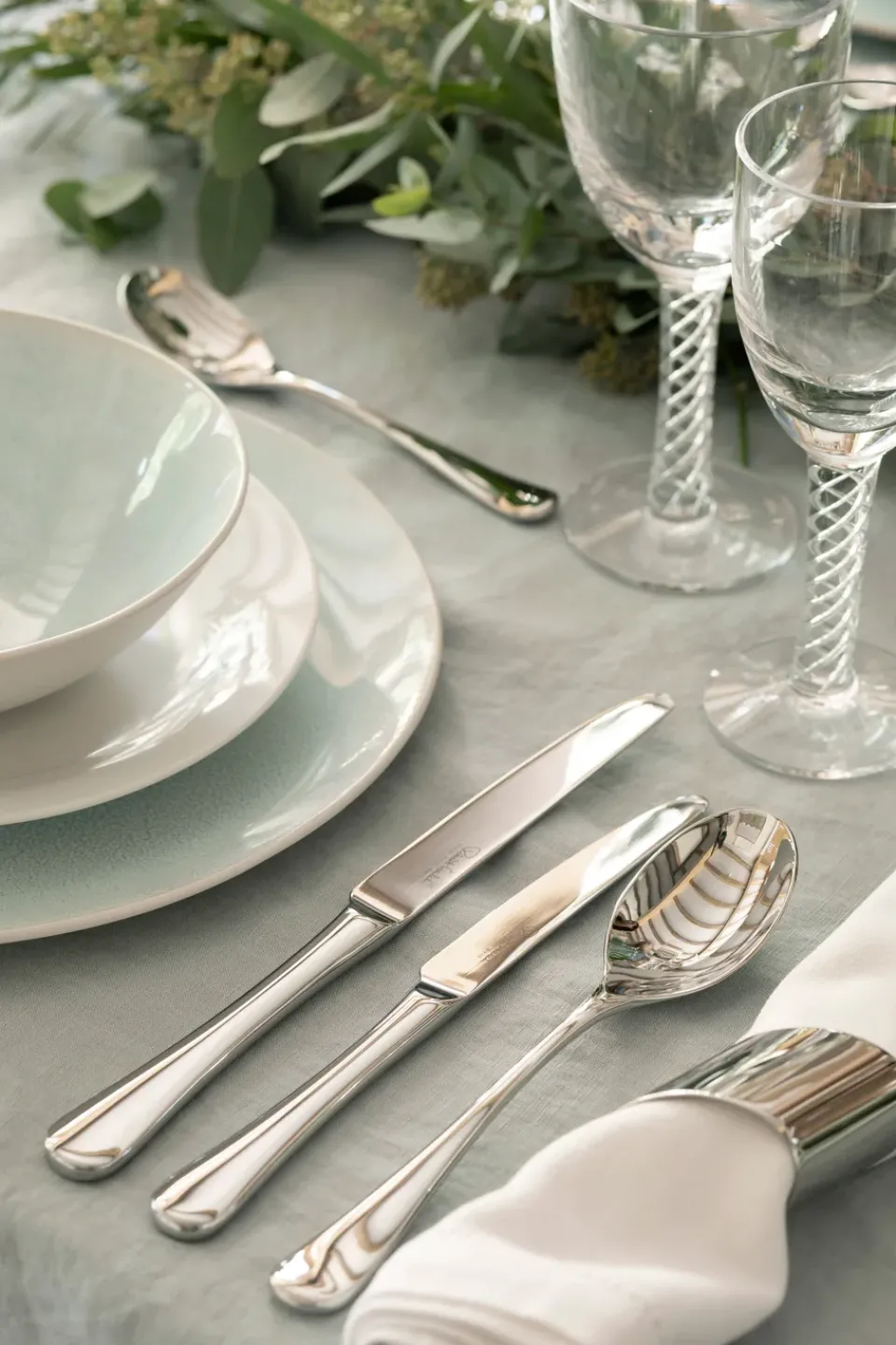 Robert Welch Radford table spoon mirror, Stainless steel Silver-coloured Discount