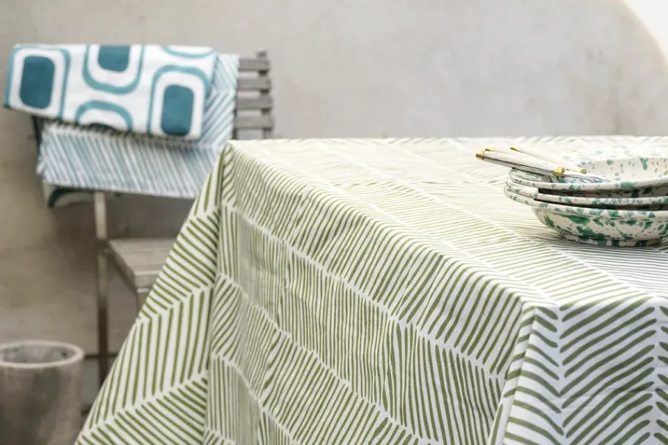 Chhatwal & Jonsson Rama tablecloth 150x250 cm, Cactus Green New