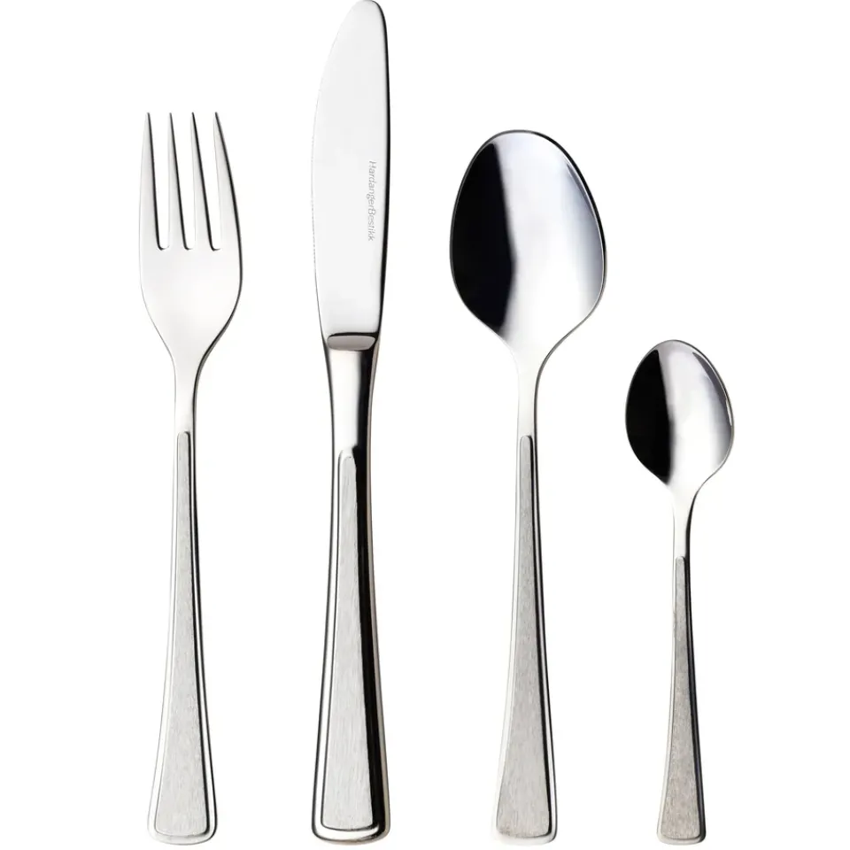 Hardanger Bestikk Ramona cutlery set, 24 pcs Silver-coloured