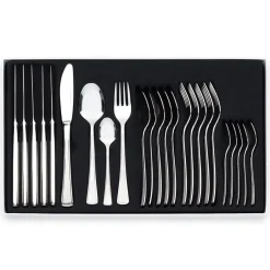 Hardanger Bestikk Ramona cutlery set, 24 pcs Silver-coloured