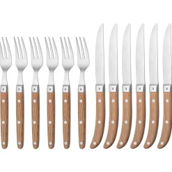 WMF Ranch BBQ cutlery 12 pieces, Stainless steel Silver-coloured Discount