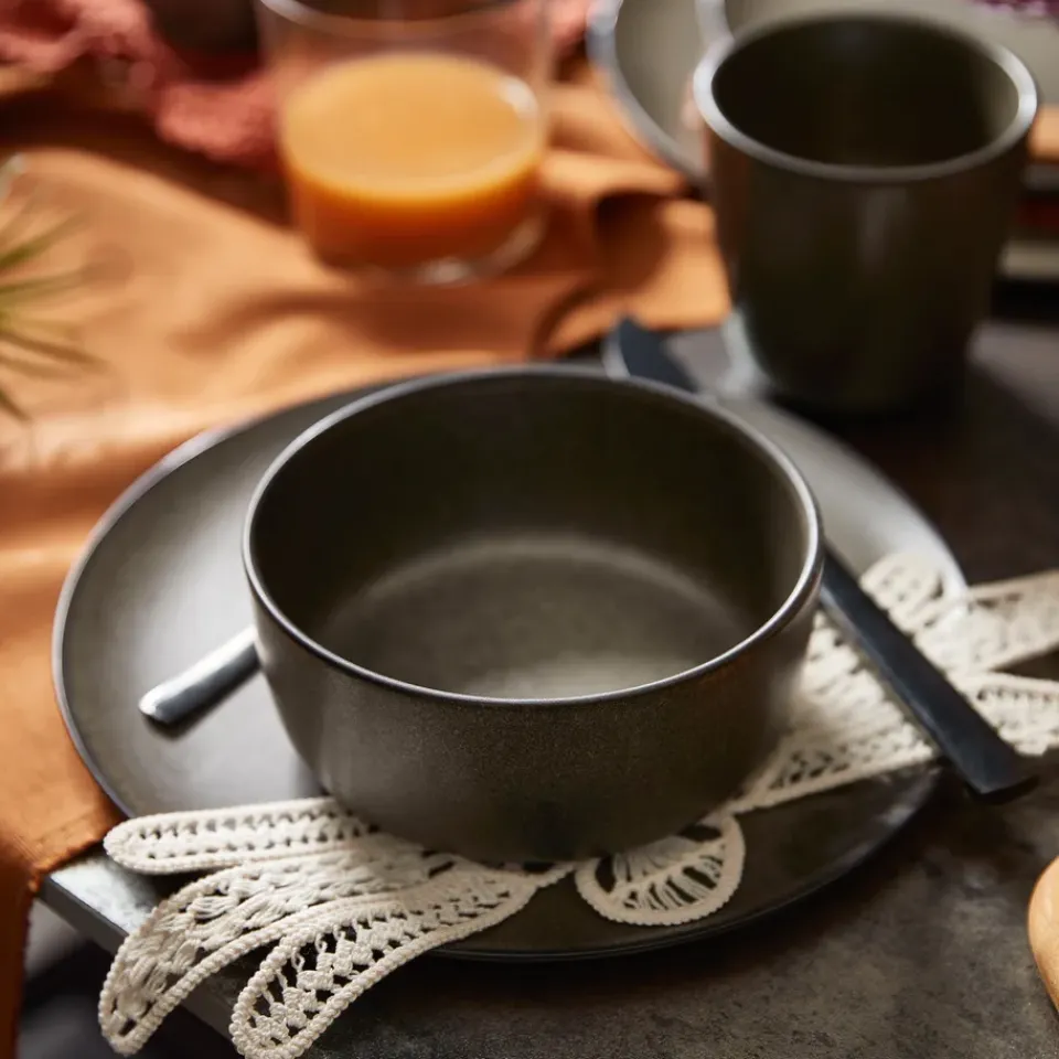 Aida Raw bowl Ø13.5 cm, Forest Brown Sale