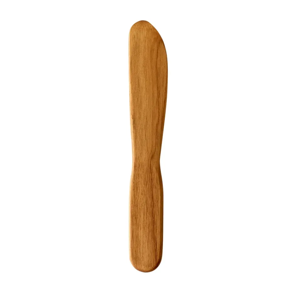 Aida Raw butter knife teak, Brown New