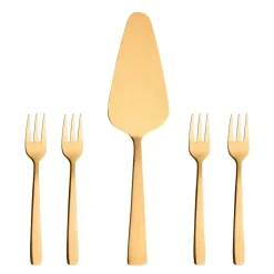 Aida Raw cake set 5 pieces, gold Gold-coloured