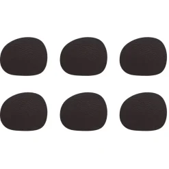 Aida Raw coaster leather 6-pack, buffalo Brown Outlet