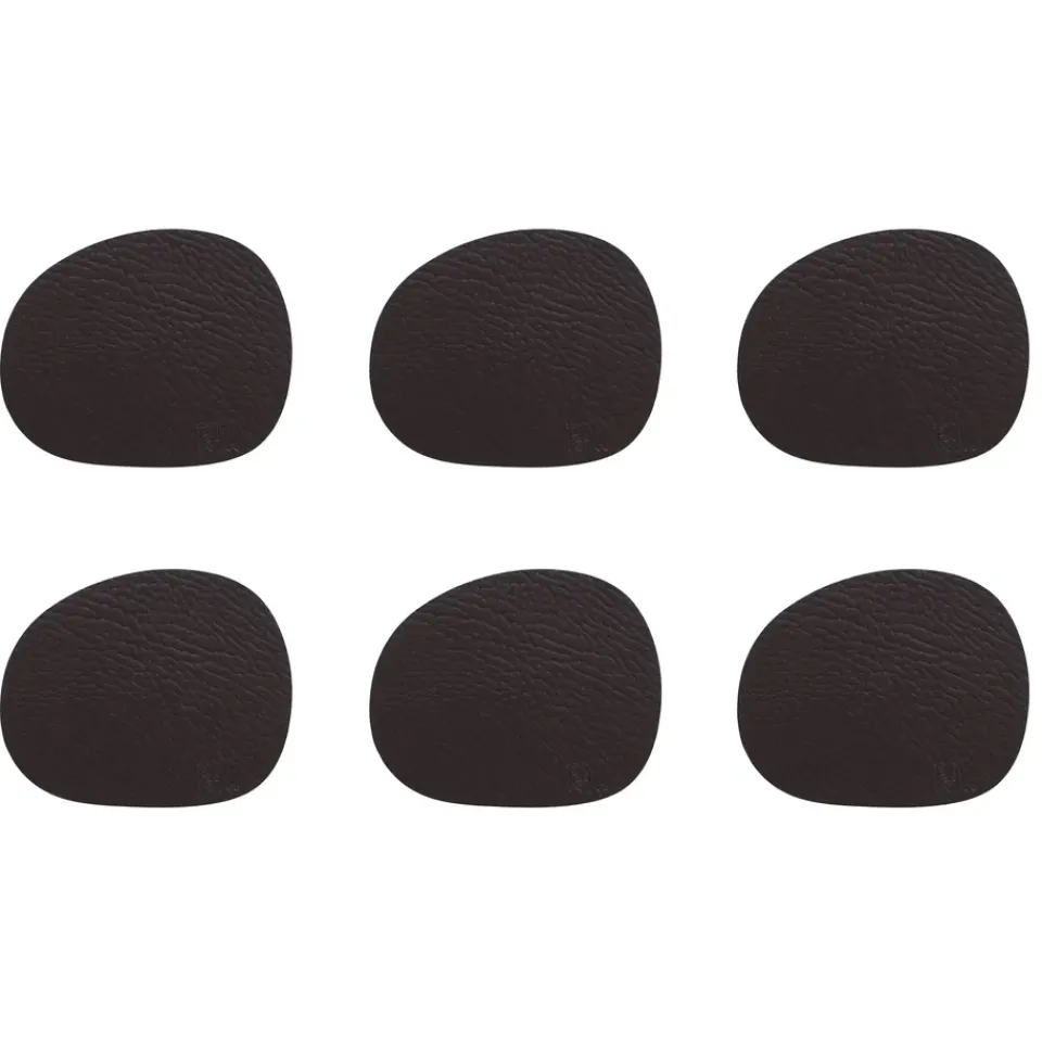 Aida Raw coaster leather 6-pack, buffalo Brown Outlet