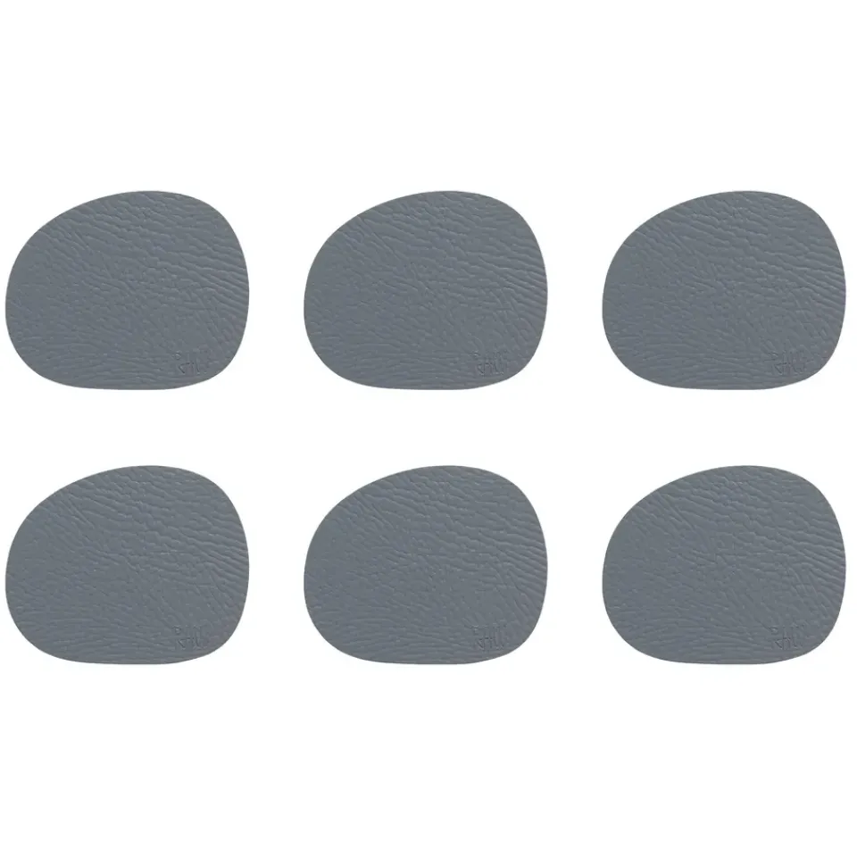 Aida Raw coaster leather 6-pack, buffalo Grey Hot