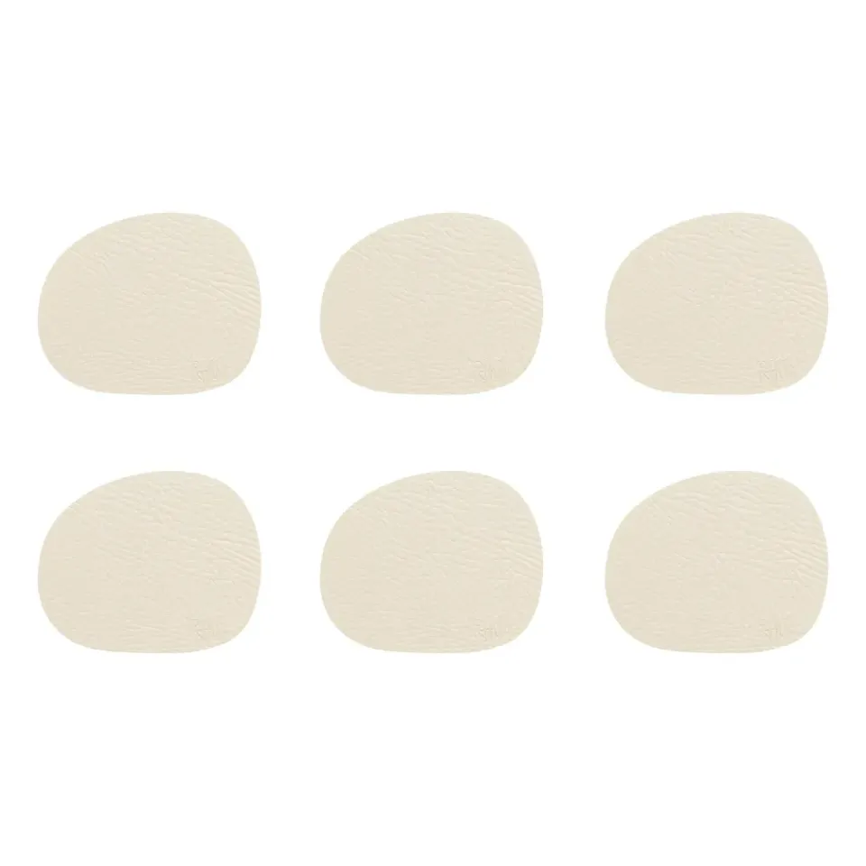 Aida Raw coaster leather 6-pack, Wam nude Beige Best