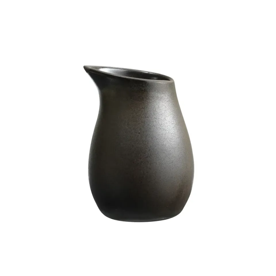 Aida Raw cream jug stoneware 20 cl, metallic Brown Best