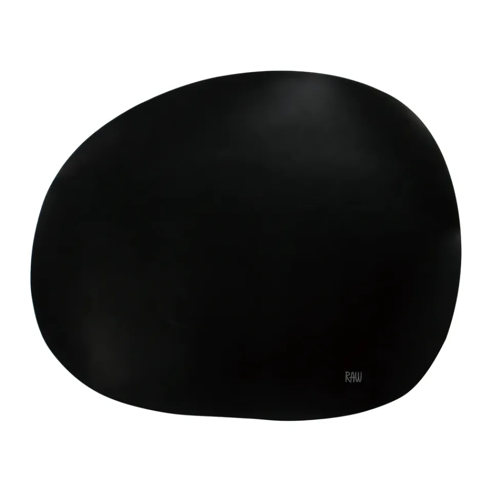 Aida Raw creative placemat silicone 41x33.5 cm, Black Sale