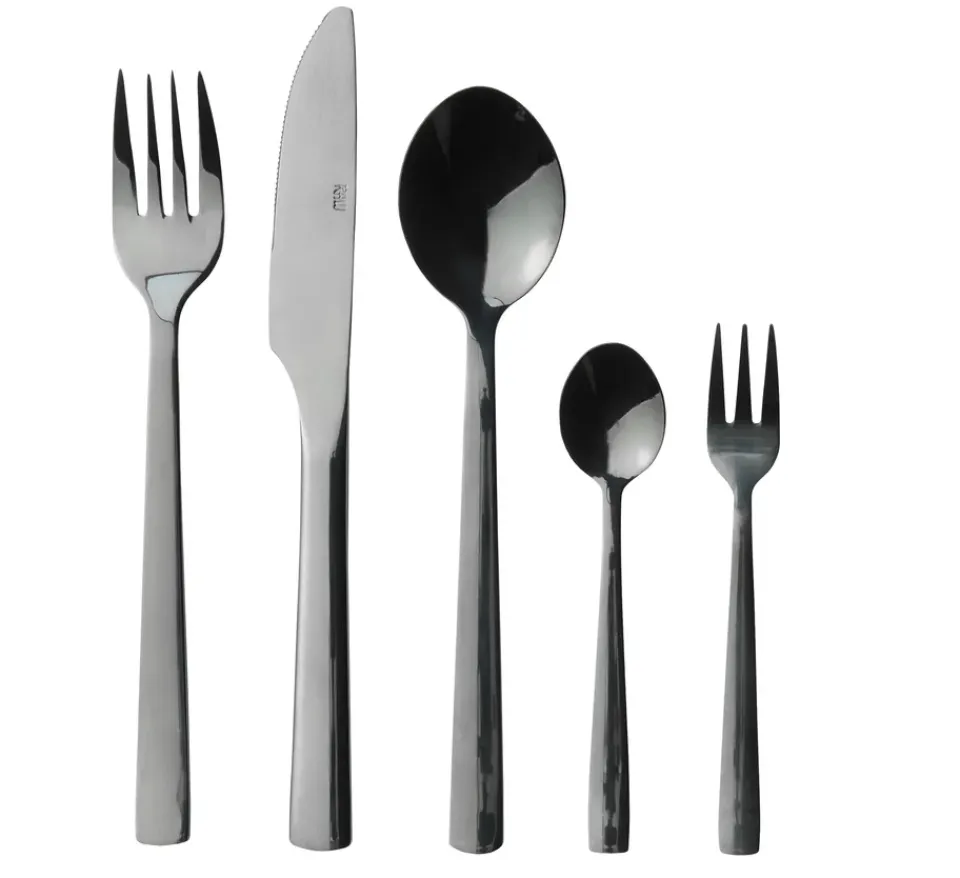 Aida Raw cutlery 60 pieces, Black Online