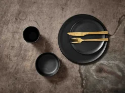Aida Raw dinner fork 4-pack, Gold Gold-coloured Best