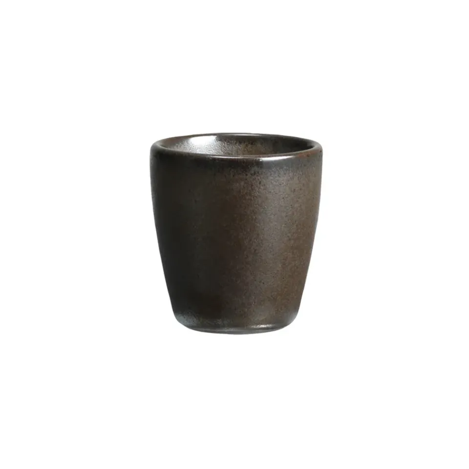 Aida Raw egg cup stoneware, metallic Brown Sale