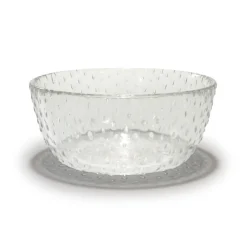 Aida Raw glass bowl Ø14 cm, Clear Transparent Discount
