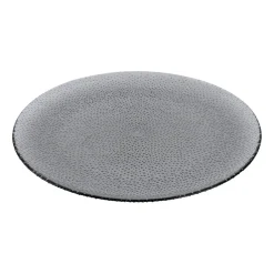 Aida Raw glass plate Ø27 cm, Smoke Grey Sale