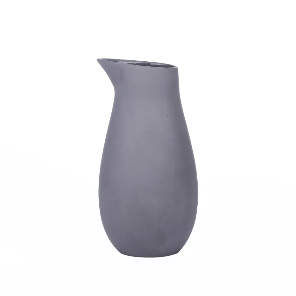 Aida Raw milk jug stoneware 0.4 l, Grey Best