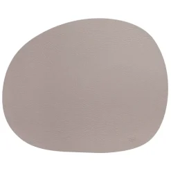 Aida Raw placemat leather, Dusty rose buffalo Grey Online