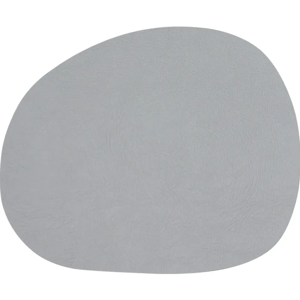Aida Raw placemat leather, Light buffalo (light ) Grey Online