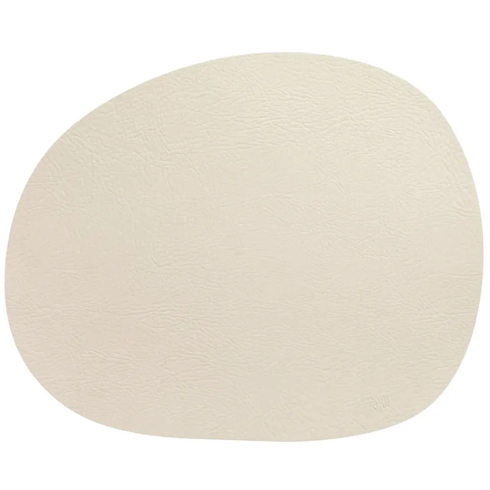 Aida Raw placemat leather, Warm nude buffalo Beige Best