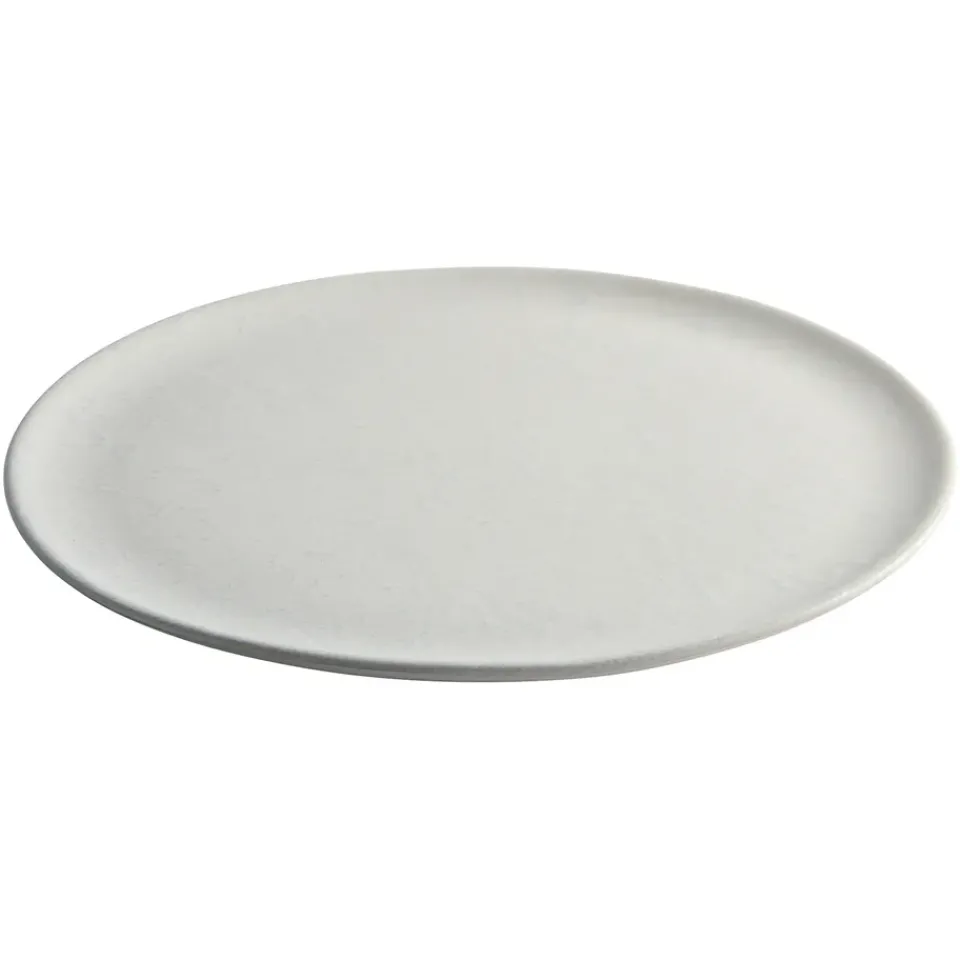 Aida Raw plate Ø28 cm, Arctic White Hot