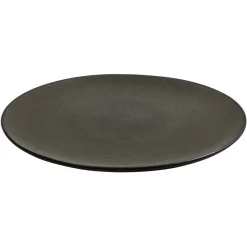 Aida Raw plate Ø28 cm, Forest Brown Online