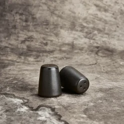 Aida Raw salt and pepper set, Titanium Black