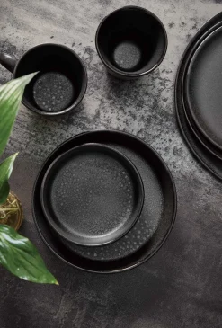 Aida Raw soup plate Ø19,4 cm, Titanium Black Clearance