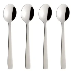 Aida Raw teaspoon 4-pack, Stainless steel Silver-coloured Best