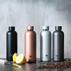 Aida Raw thermos bottle 0.5 l, metallic silver Silver-coloured