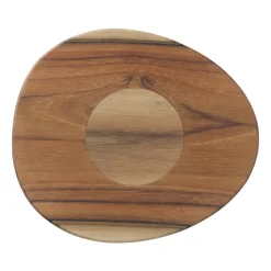 Aida Raw trivet magnetic 15x17.5 cm, Teak Brown New