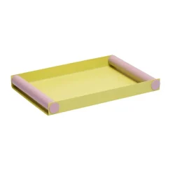 Design Letters Ray Serving tray medium, Yellow-lavender YellowPink
