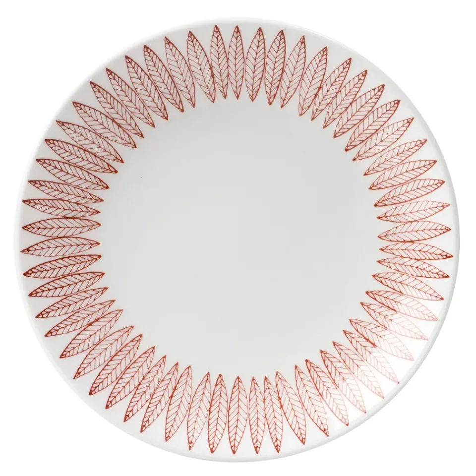 Gustavsbergs Porslinsfabrik Röd Salix plate, Ø 28 cm Red Clearance